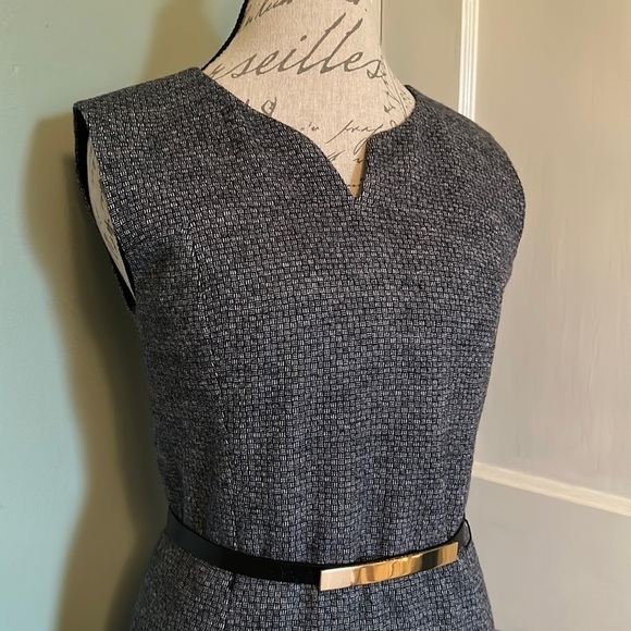 TORY BURCH Medium Navy/Ivory Josette Dress - Picture 2 of 16